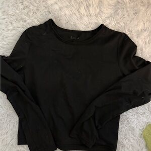SHEIN Classic Black Long Sleeve Tee